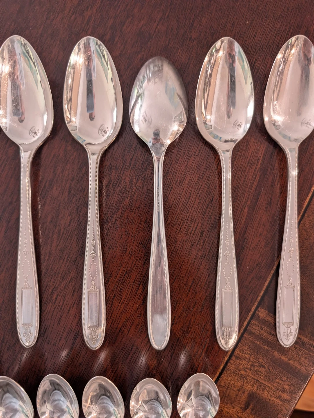 Set of Silver-Plated Spoons, - great for a tea party - photo 2