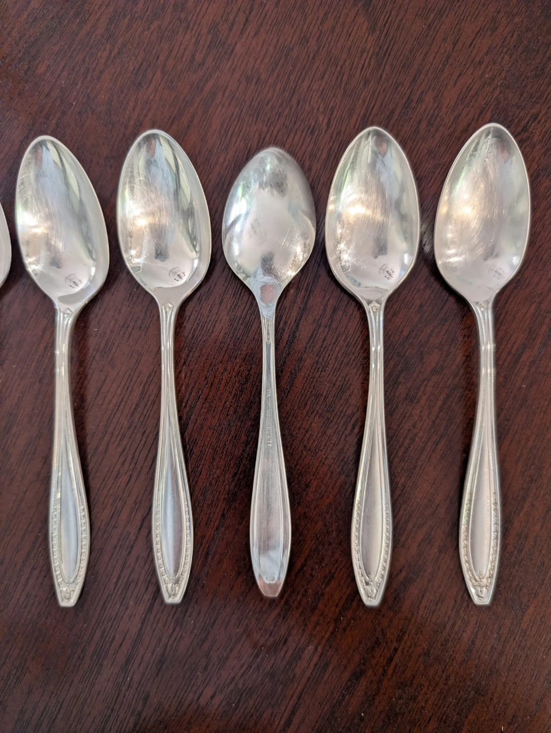 Set of Silver-Plated Spoons, - great for a tea party - photo 4