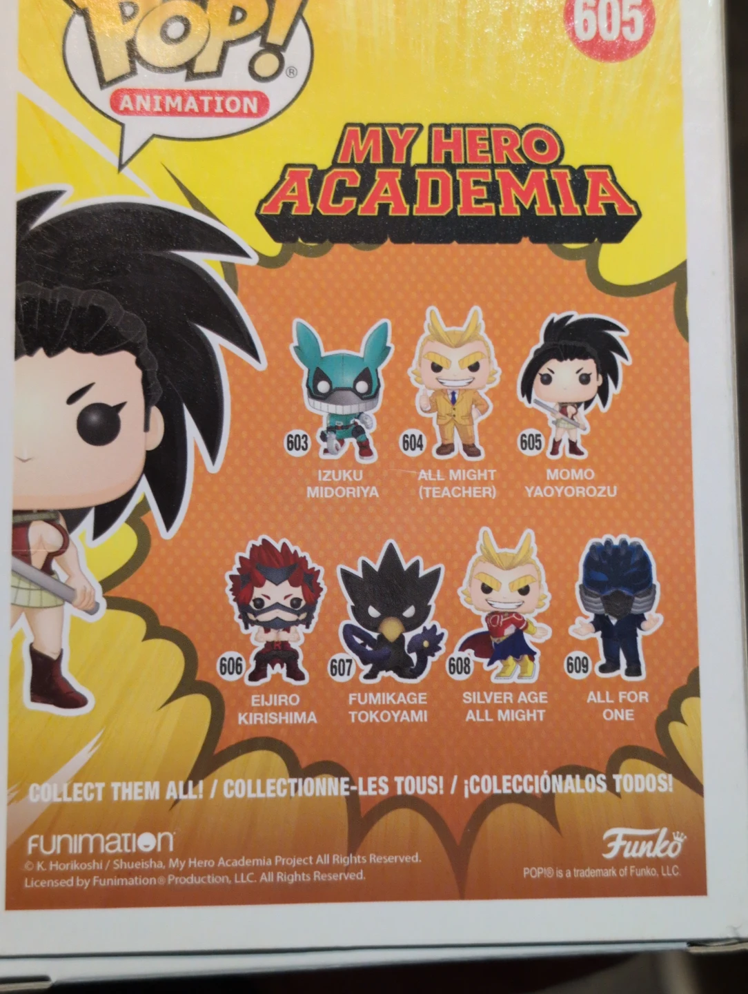 Funko Pop! My Hero Academia Momo Yaoyorozu #605 - photo 2