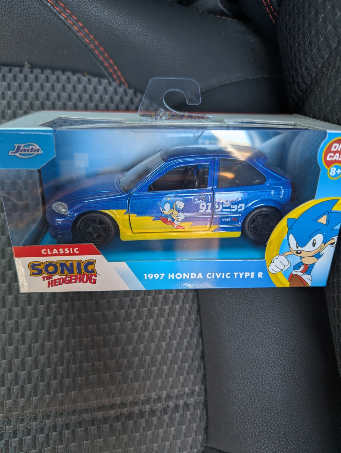 Jada 1997 Honda Civic Type R Sonic the Hedgehog Die-Cast Car