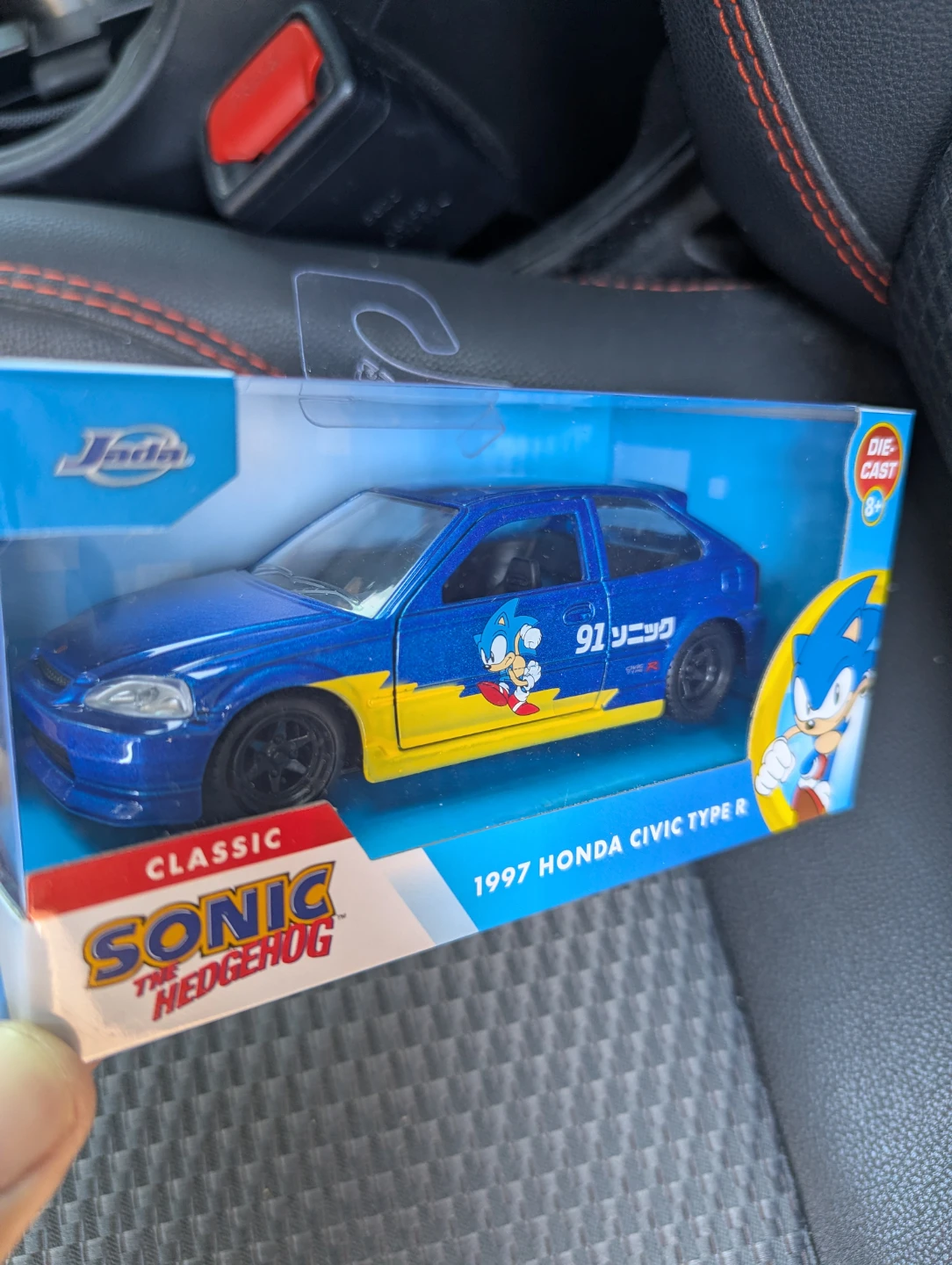 Jada 1997 Honda Civic Type R Sonic the Hedgehog Die-Cast Car - photo 2