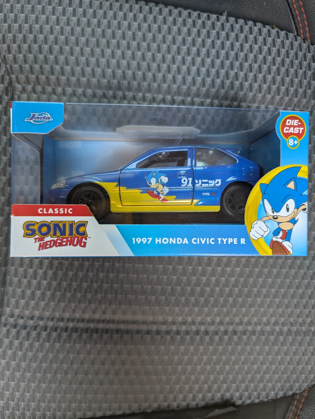 Jada 1997 Honda Civic Type R Sonic the Hedgehog Die-Cast Car - photo 3