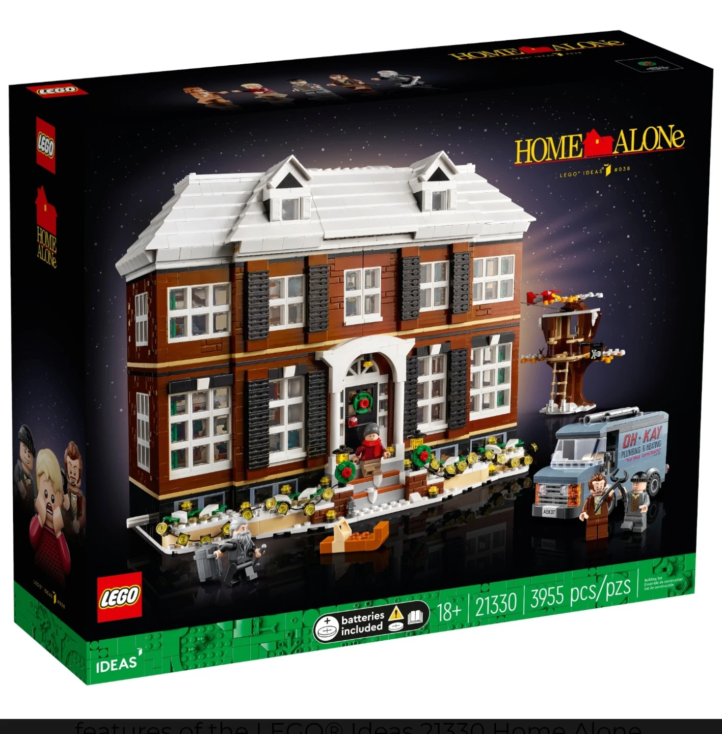 LEGO Ideas Home Alone The McCallister House Set 21330
