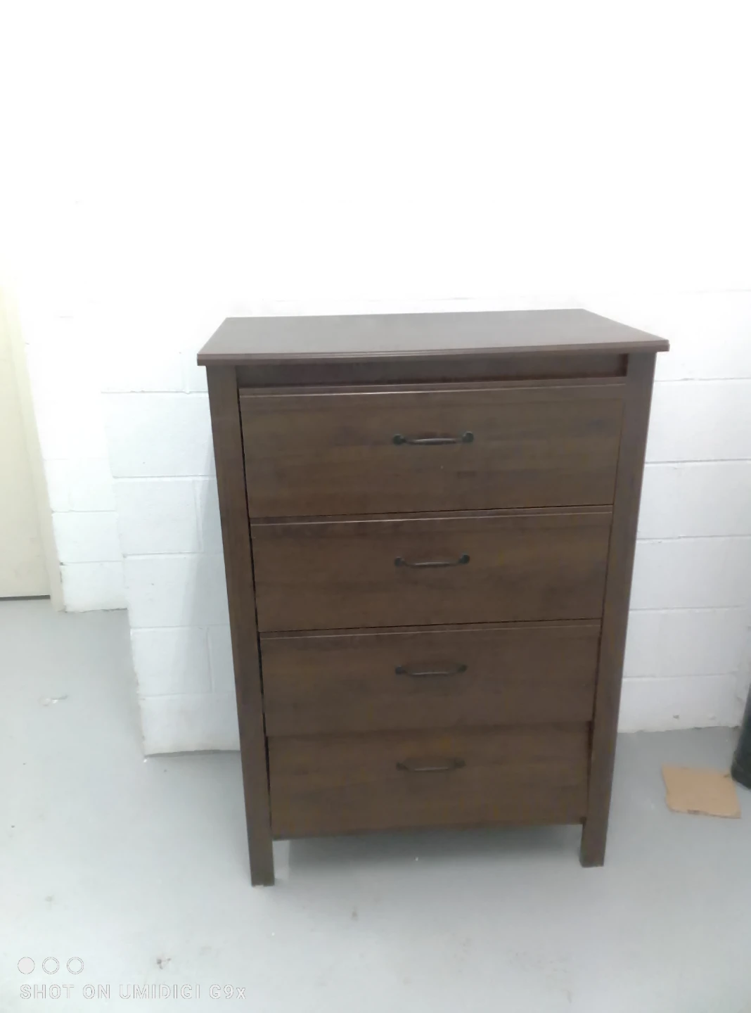 Brown 4-Drawer Dresser