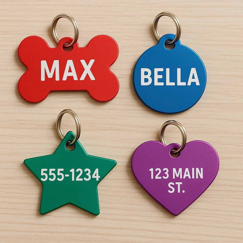 Pet tag customizing