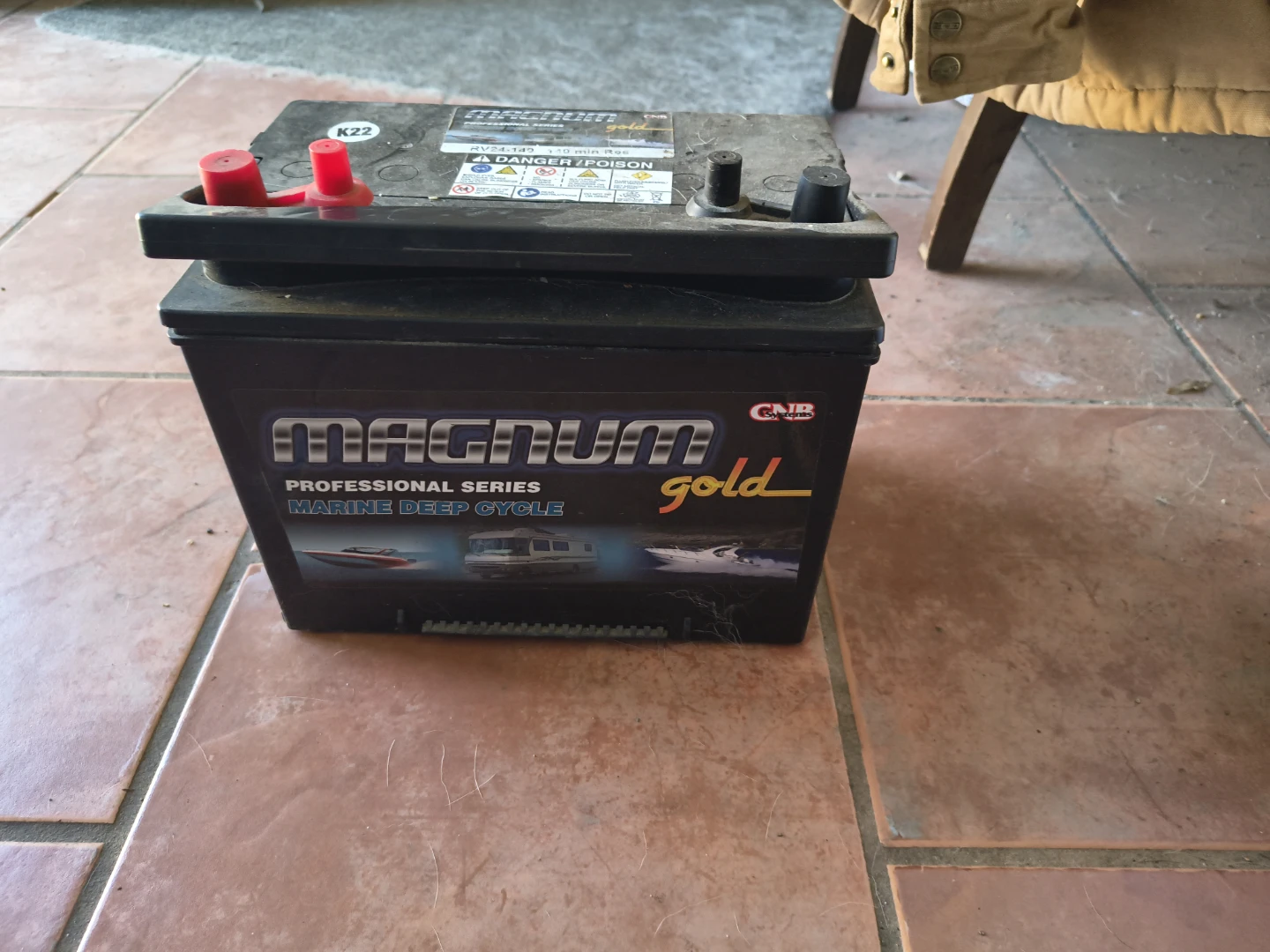Magnum Marine Deep Cycle Gold RV Battery