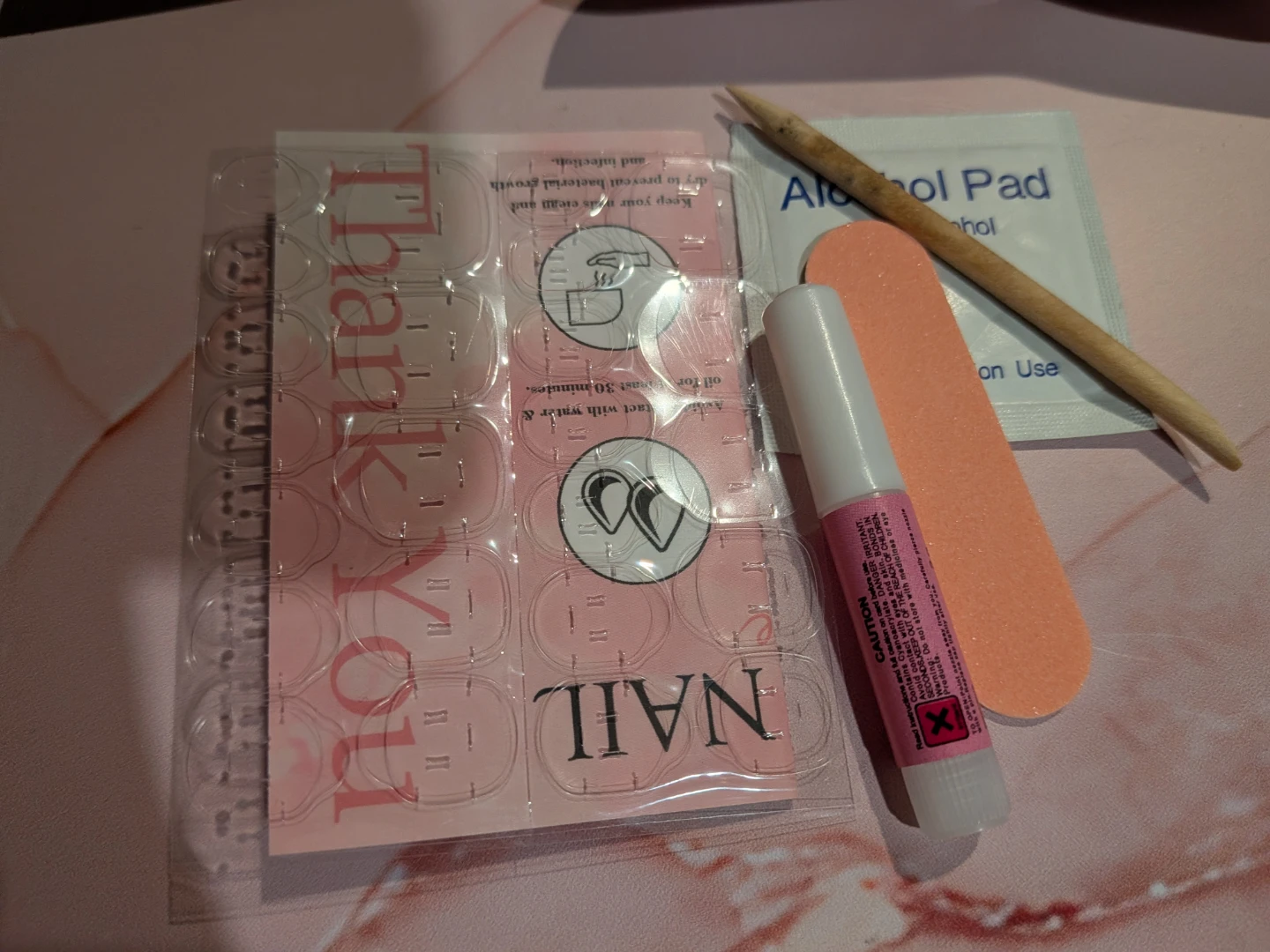 Press-On Nails Set with Glue & Accessories - photo 5