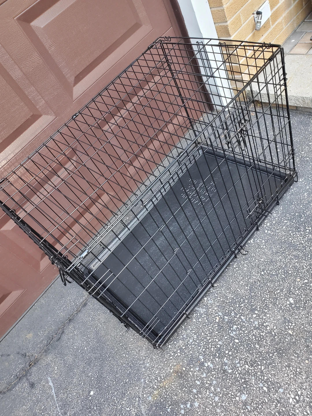 Black Wire Pet Crate - photo 3