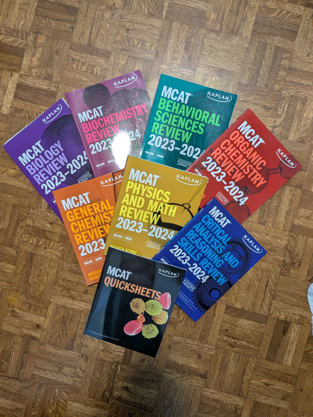 Kaplan MCAT Review Books 2023-2024 Set