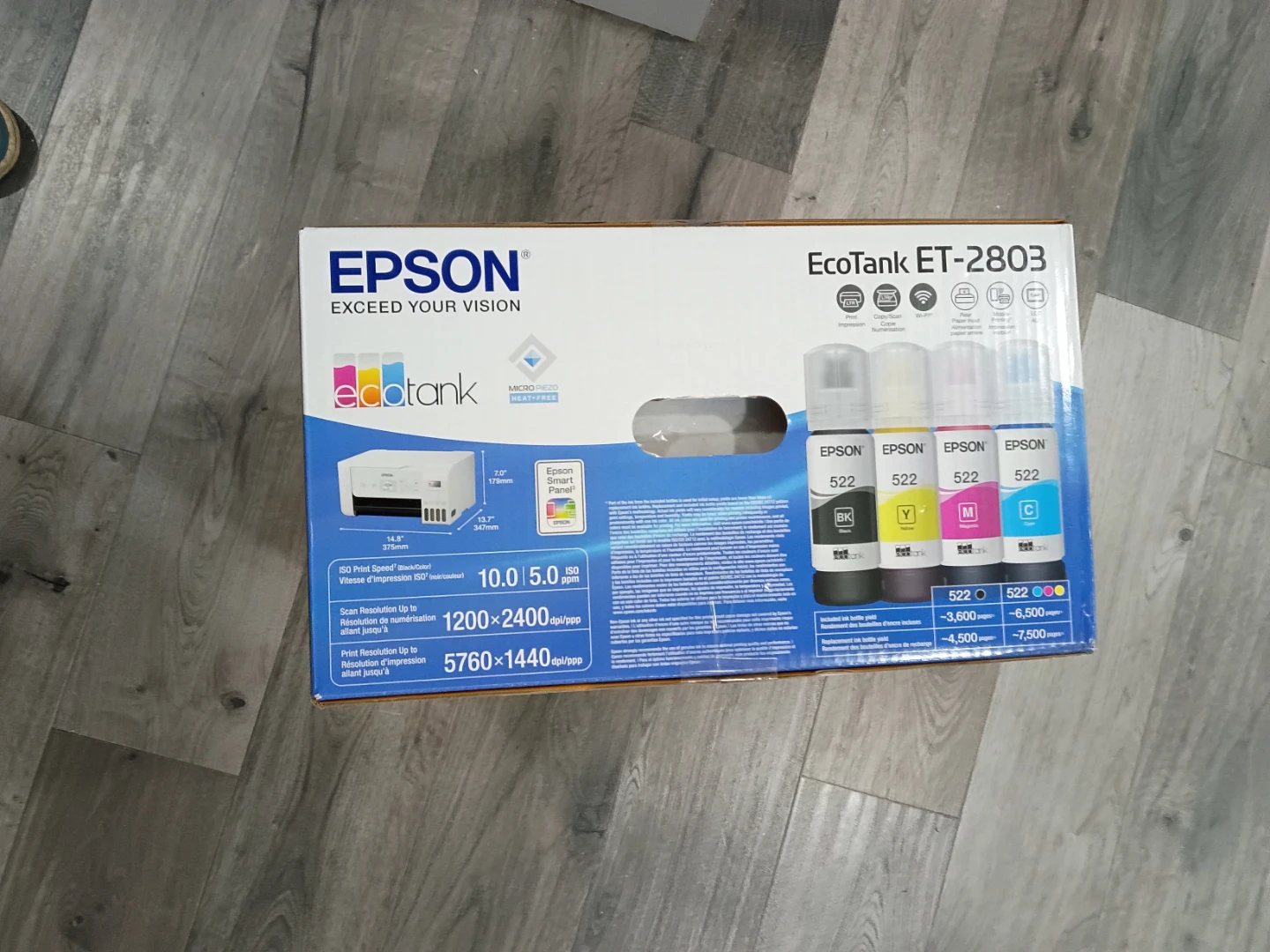 Epson EcoTank ET-2803 All-in-One Printer - photo 2