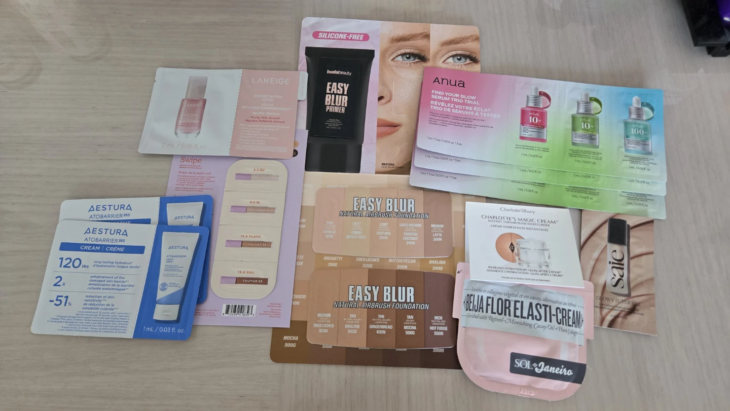 Sephora Samples Pack