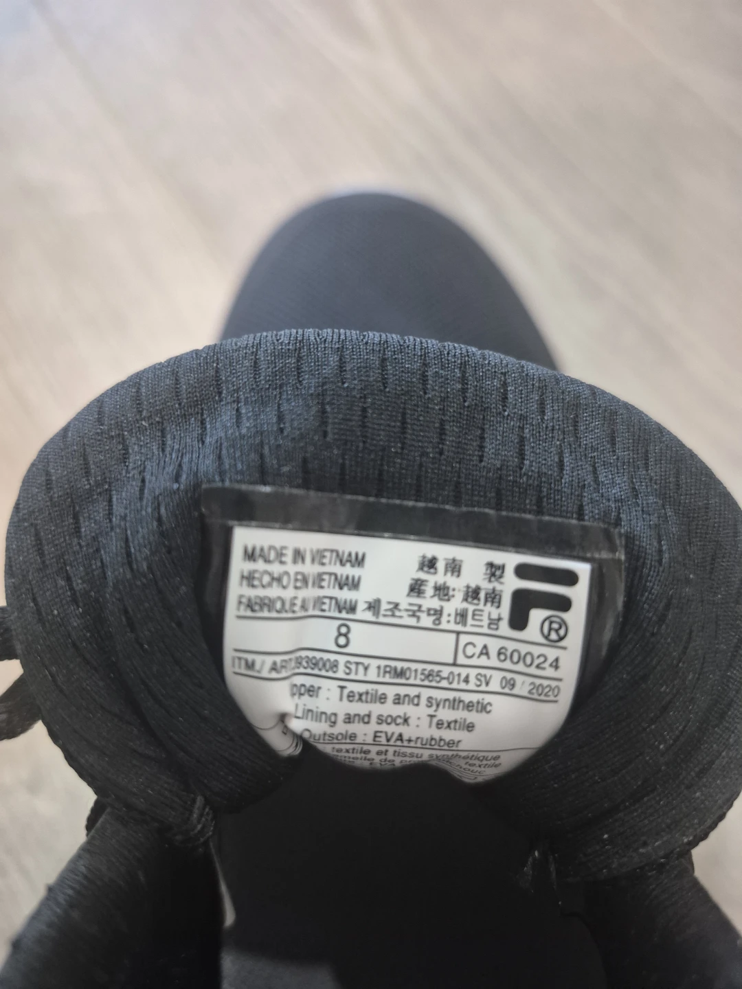 Fila Black Running Shoes - photo 5