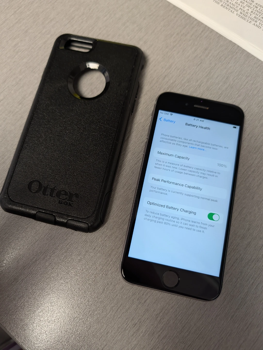 iPhone 6S 64GB, new battery