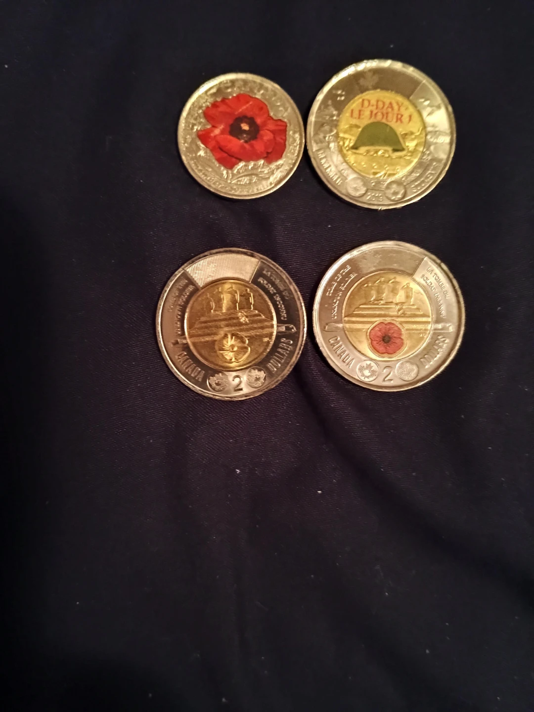 Collection of 4 Canadian Commemorative Loonie Coins - photo 3