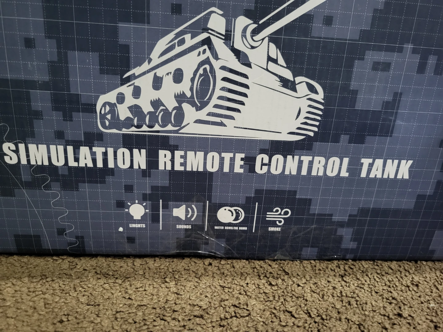 Supdex 1:18 Scale Simulation Remote Control Battle Tank