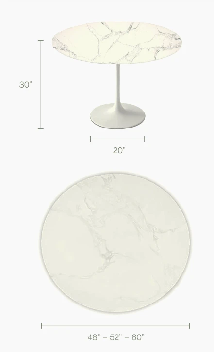 REAL MARBLE TABLES (HEAVY)