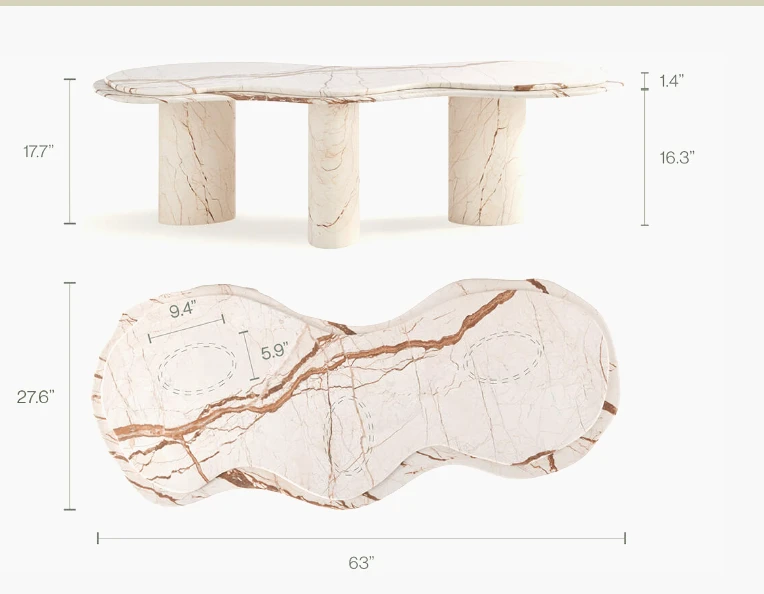 REAL MARBLE TABLES (HEAVY) - photo 2