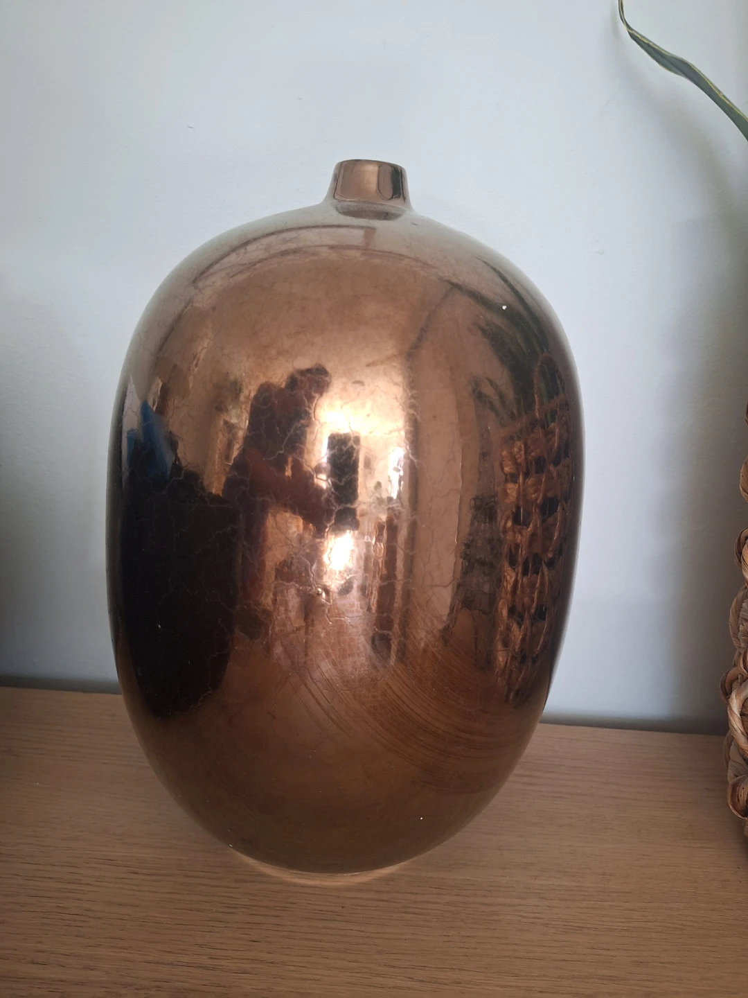 Bronze Metallic Vase