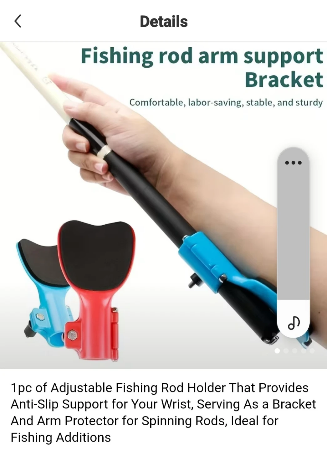 Adjustable Fishing Rod Arm Support Bracket - photo 3