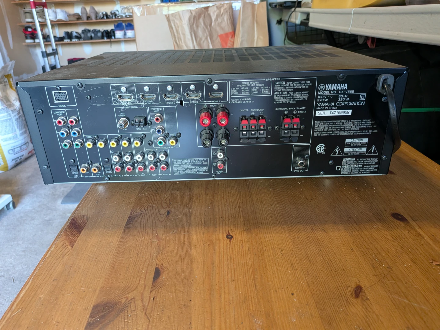 Yamaha RX-V565 Natural Sound AV Receiver - photo 2