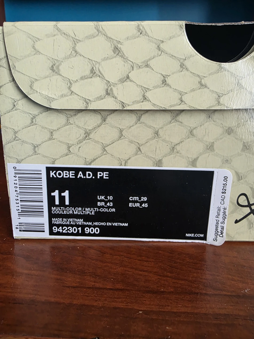 Nike KOBE A.D. PE Comptons Men's Basketball Shoes - photo 3