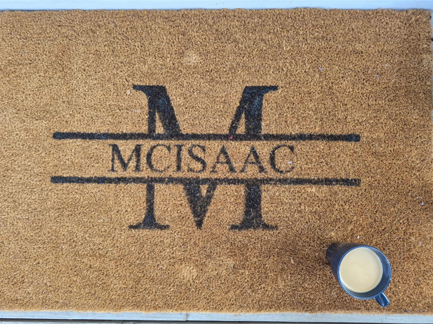 Monogram Doormat MCISAAC