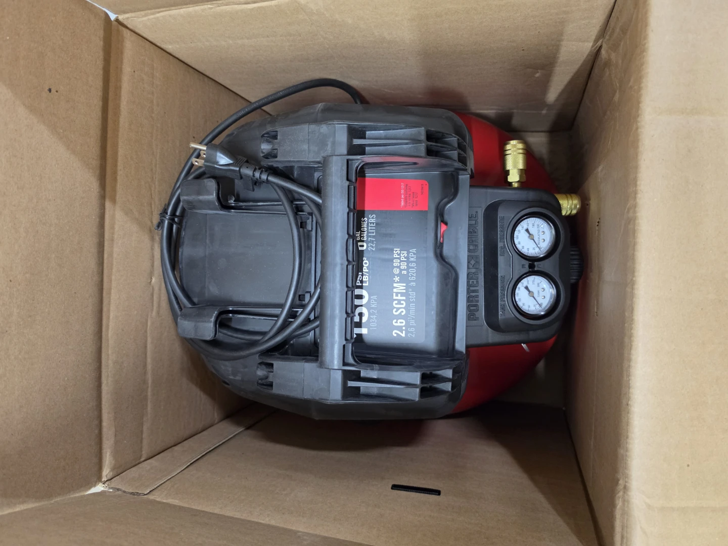 PORTER+CABLE 6 Gallon Air Compressor - photo 2