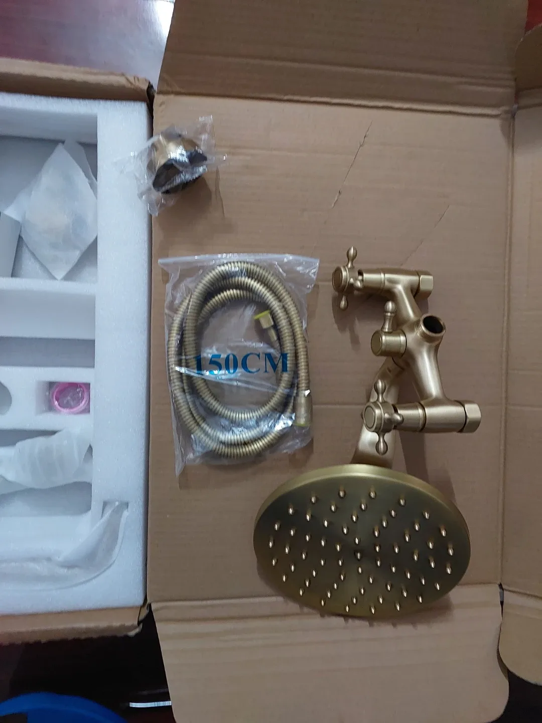 Gold Faucet Shower Fixture Set - photo 5