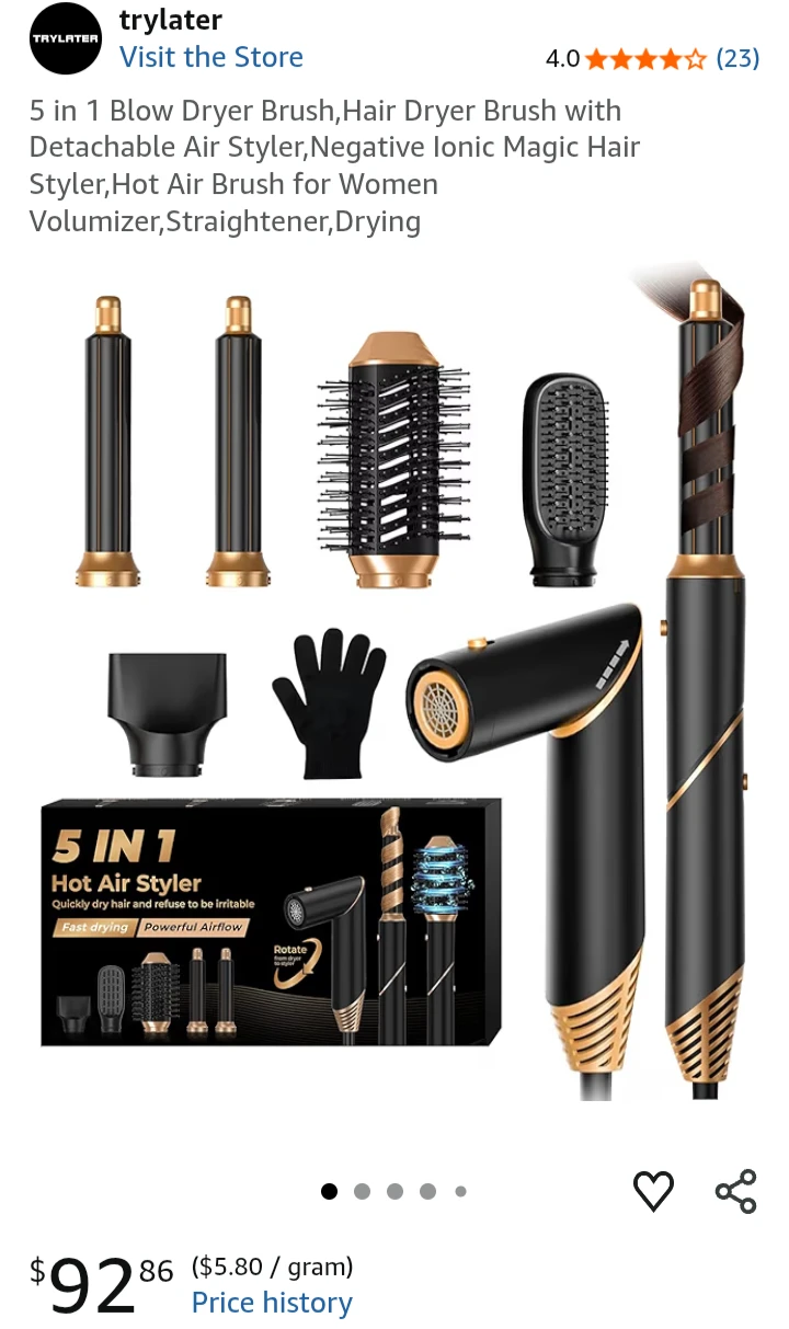 5 in 1 Hot Air Styler Set - photo 4