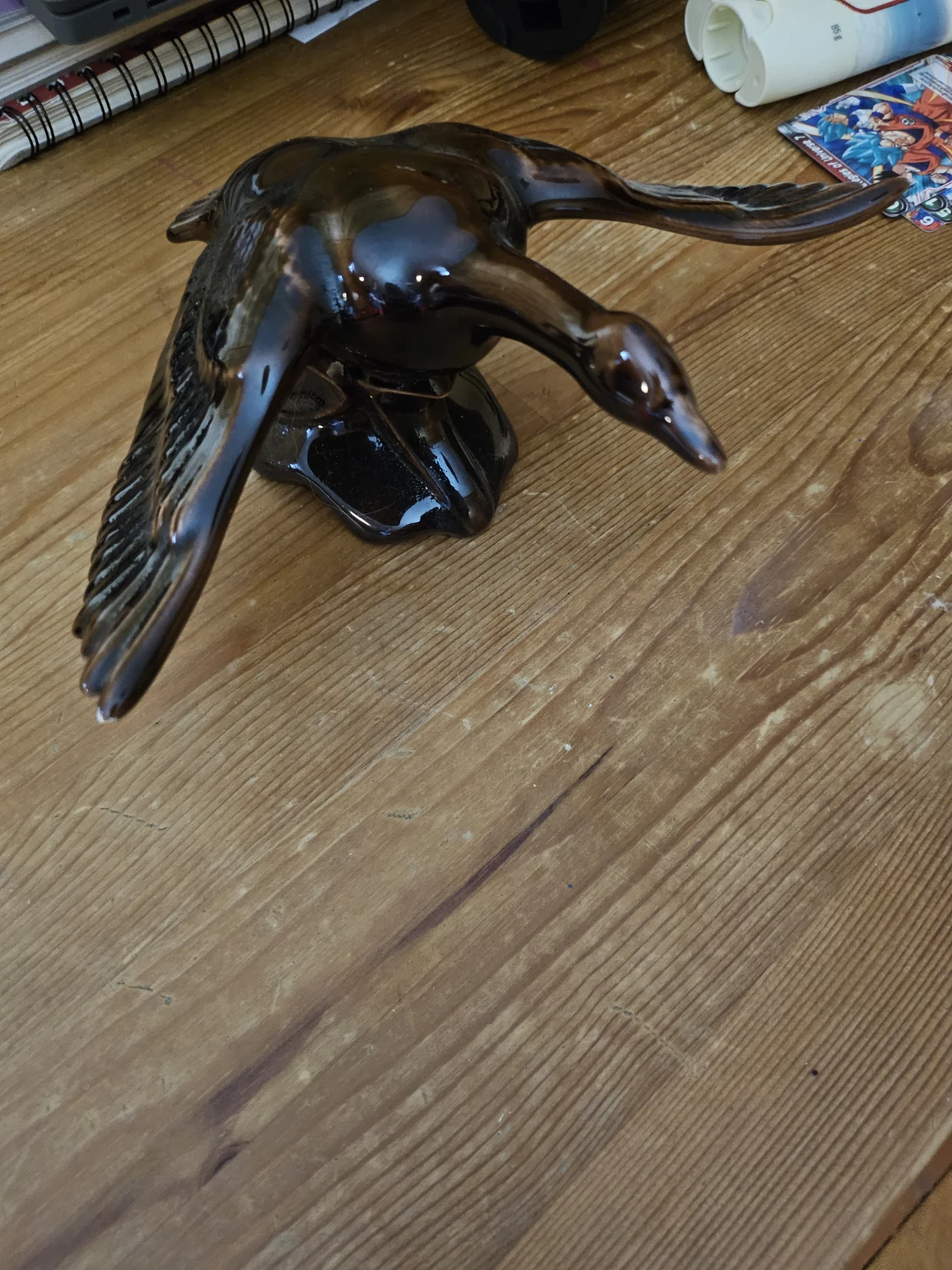 Ceramic Flying Duck Figurine - photo 3