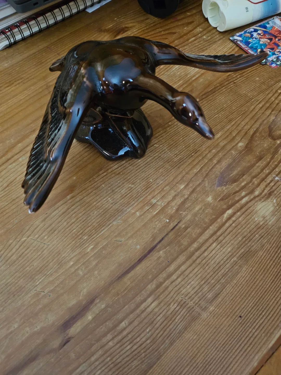 Ceramic Flying Duck Figurine - photo 3