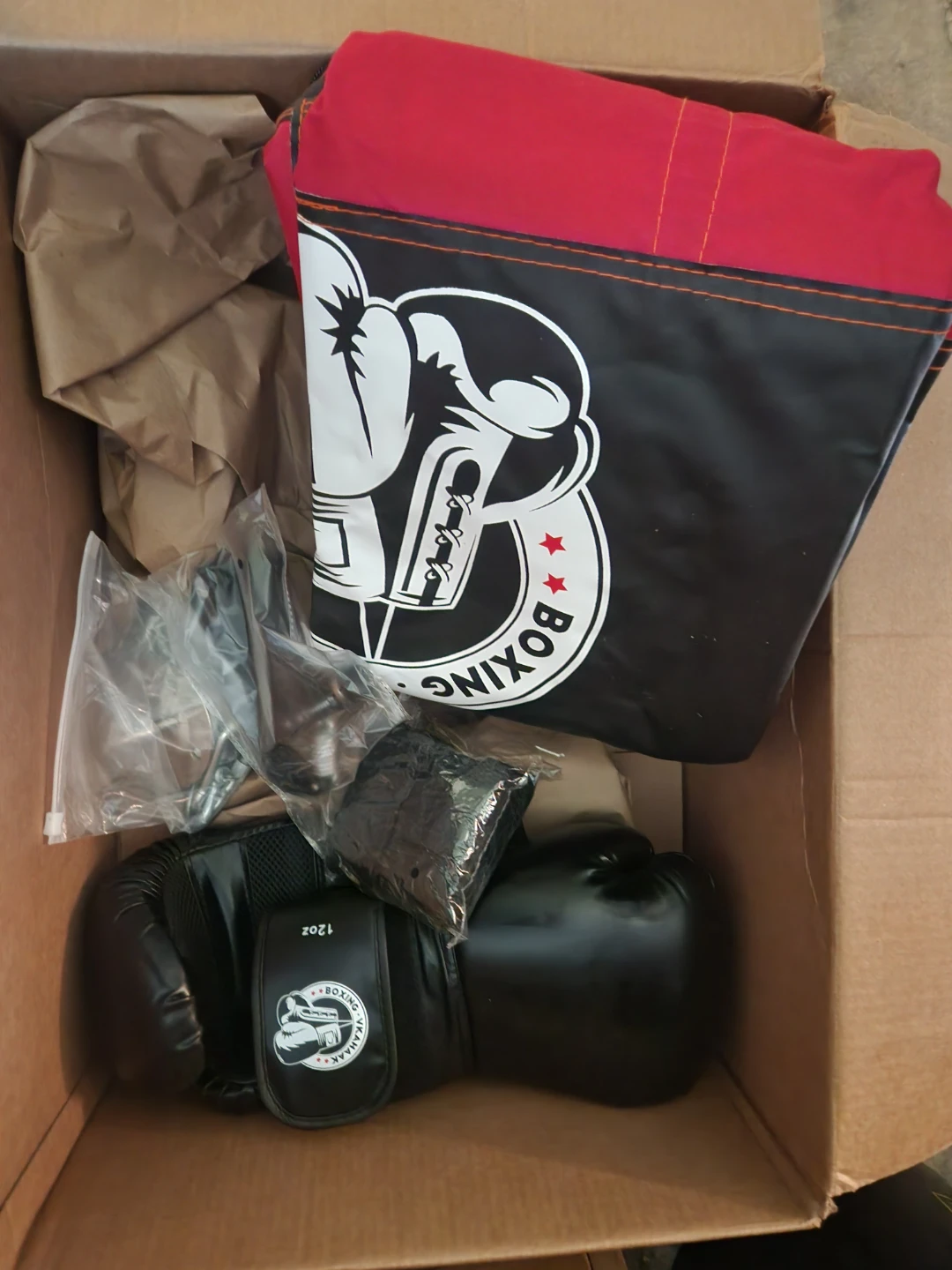 VKahaak 4FT Boxing bag with gloves. - photo 2