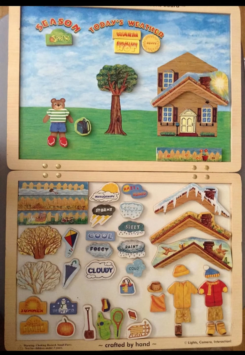 Magnetic Weather and Seasons Board