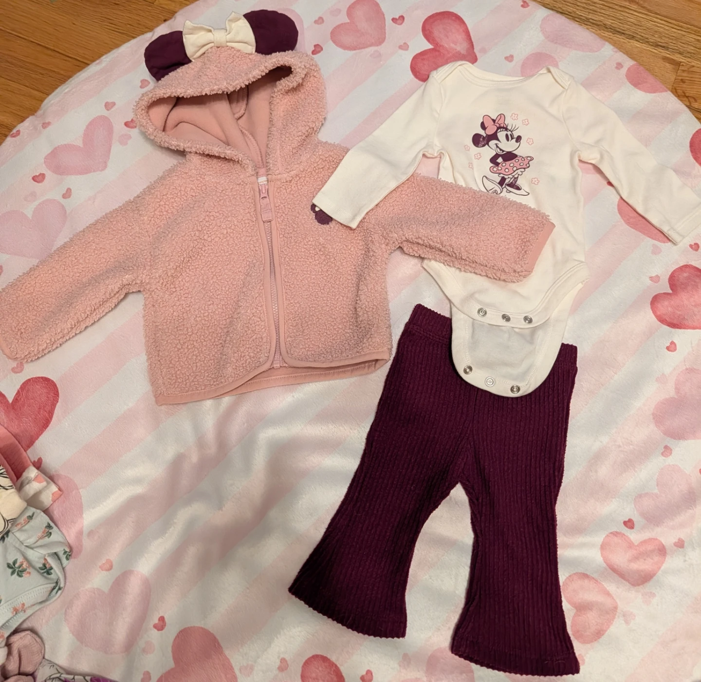 Baby Girl Minnie Mouse Outfit Set