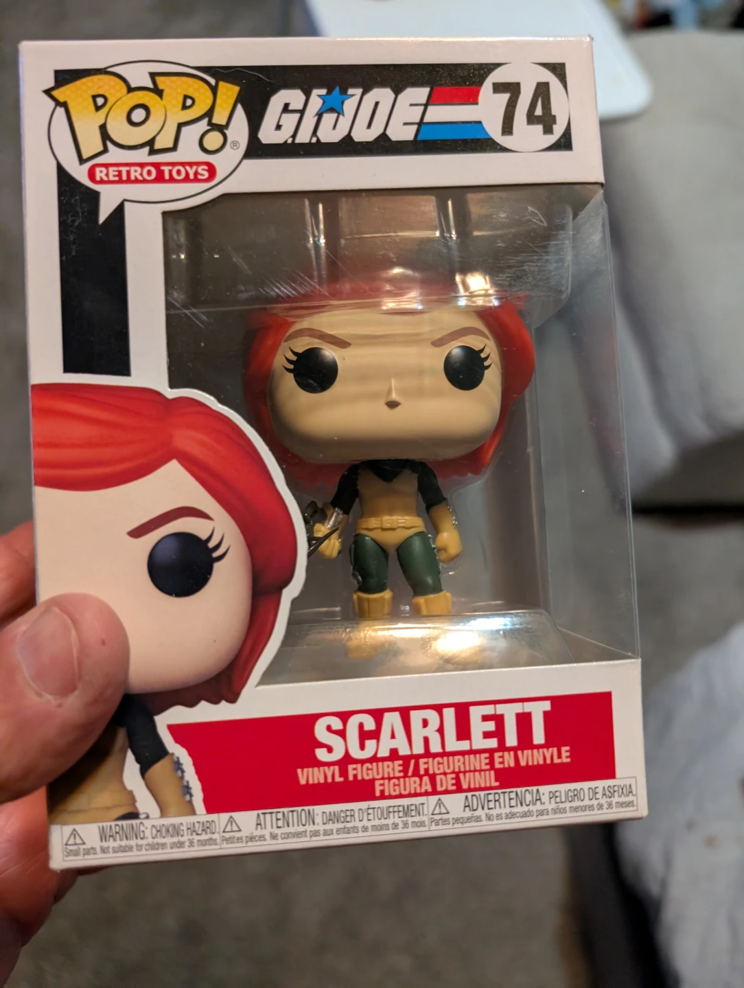 Funko Pop! Retro Toys G.I. Joe Scarlett #74