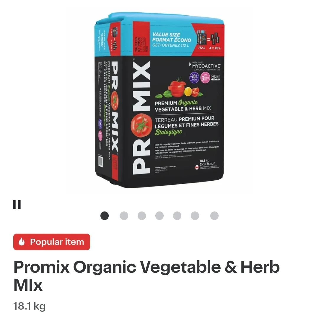 Promix Organic Vegetable & Herb Mix - 18.1 kg