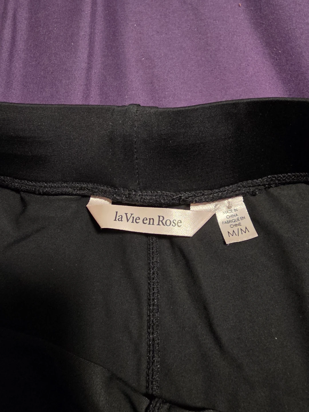 La Vie en Rose Black Lace Pajama Shorts - photo 3