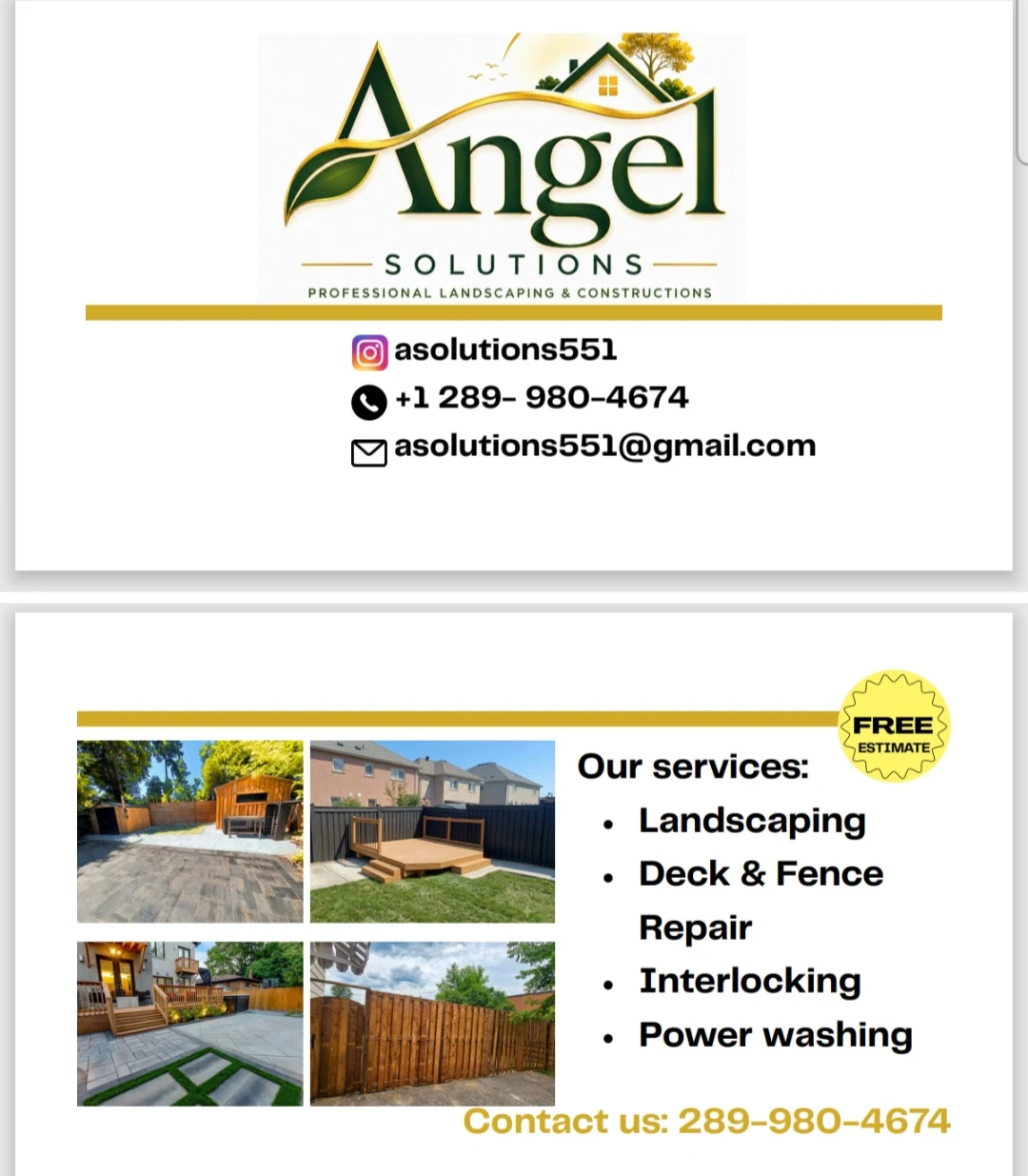 Angel Solutions Landscaping and Constructions Services