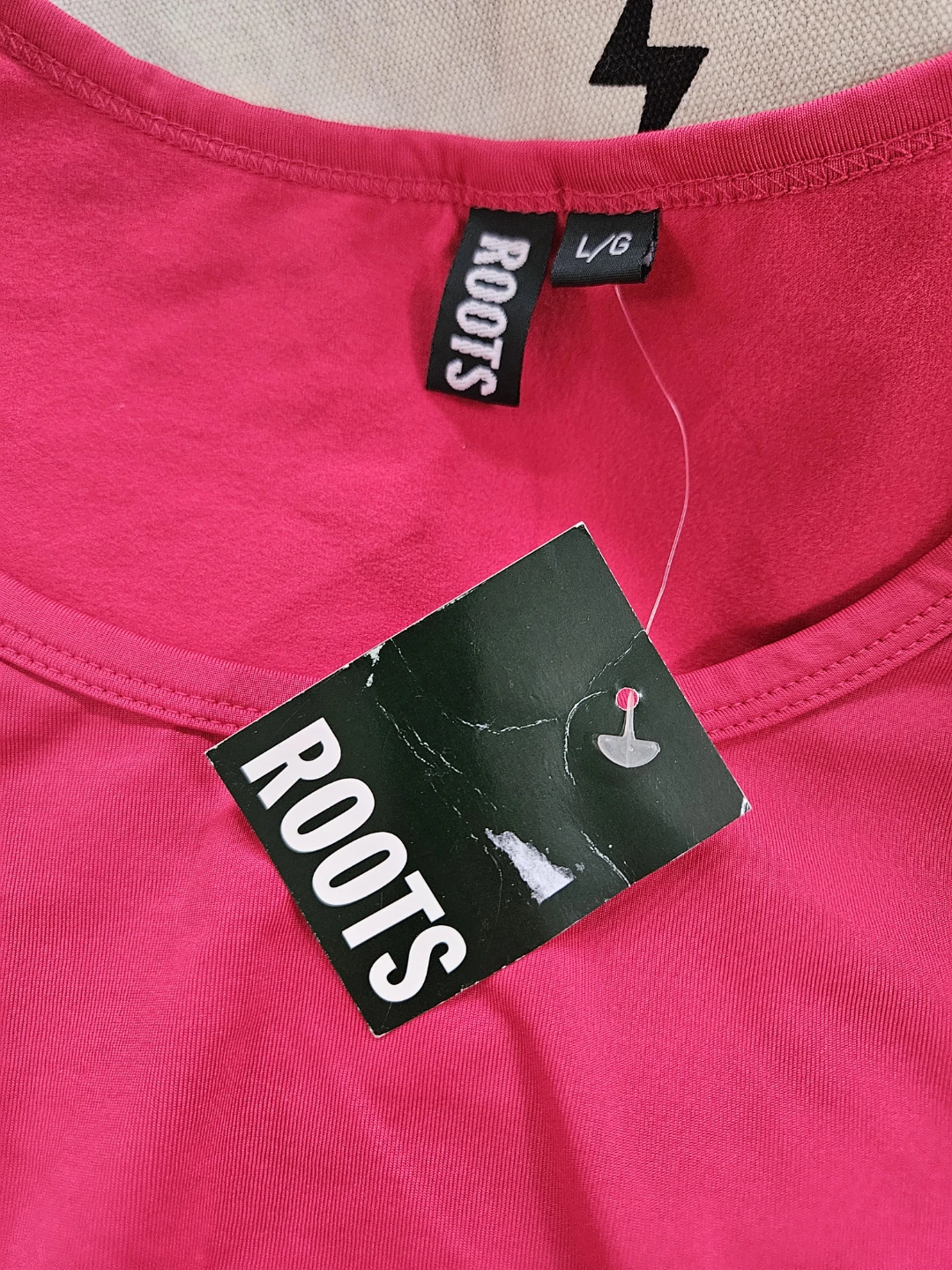 Roots Long Sleeve T-Shirt - Pink - Size L/G - photo 2