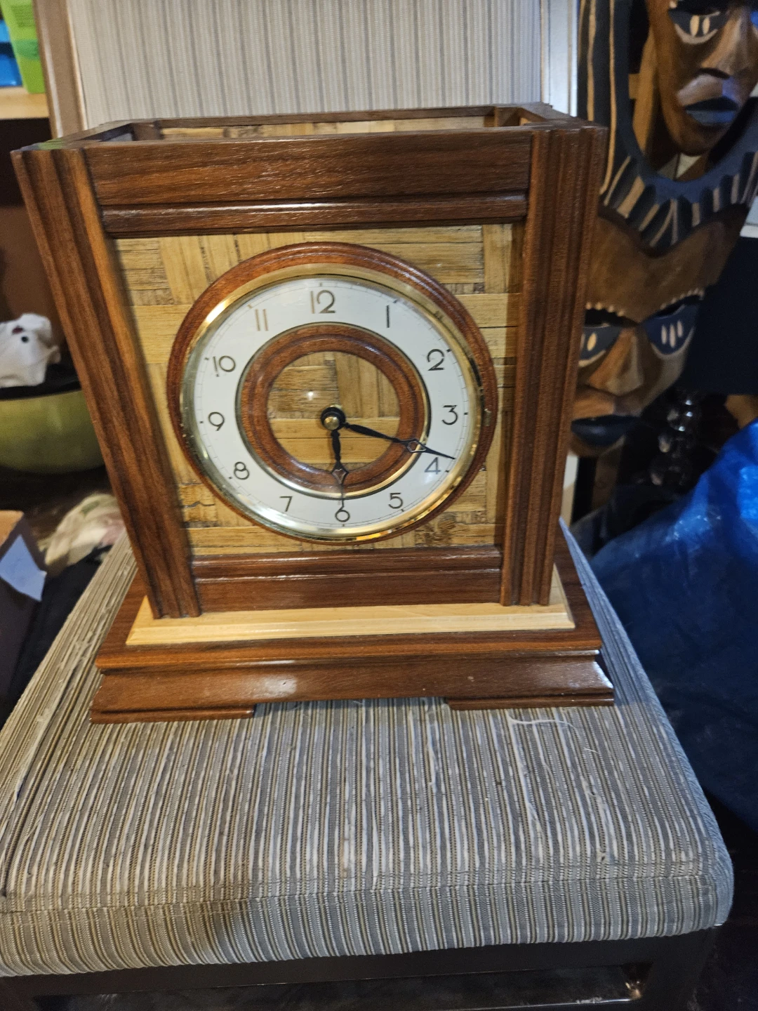 Wooden Mantel Clock - photo 2