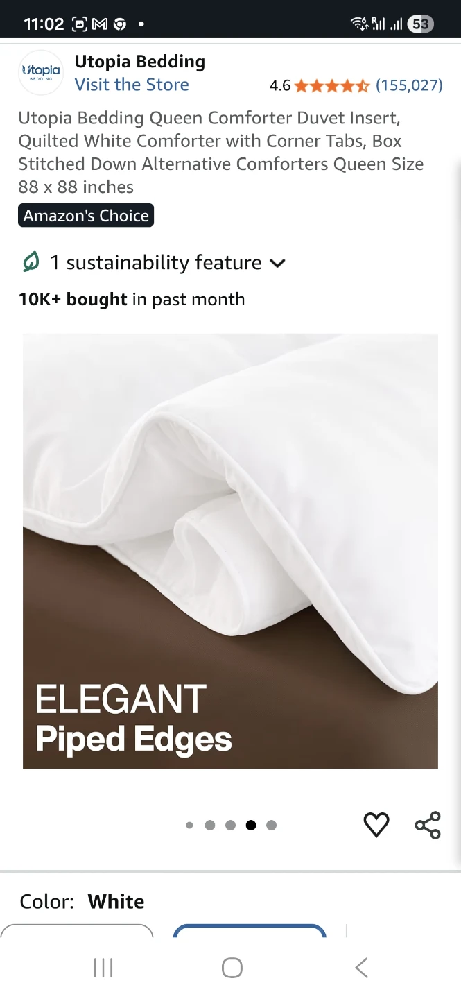 Utopia Bedding Queen Comforter - 88 x 88 inches - photo 4