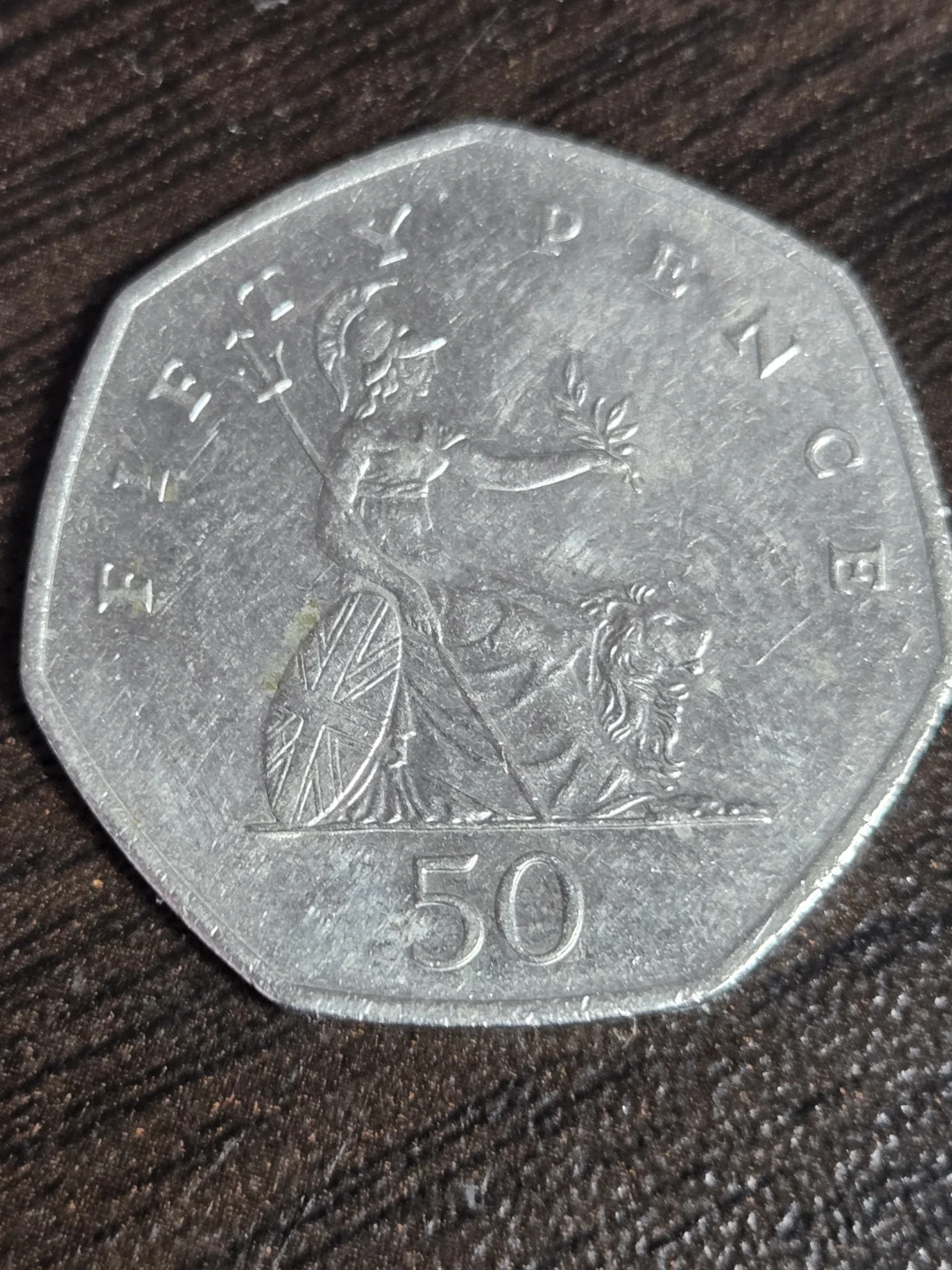 1997 50 Pence Coin