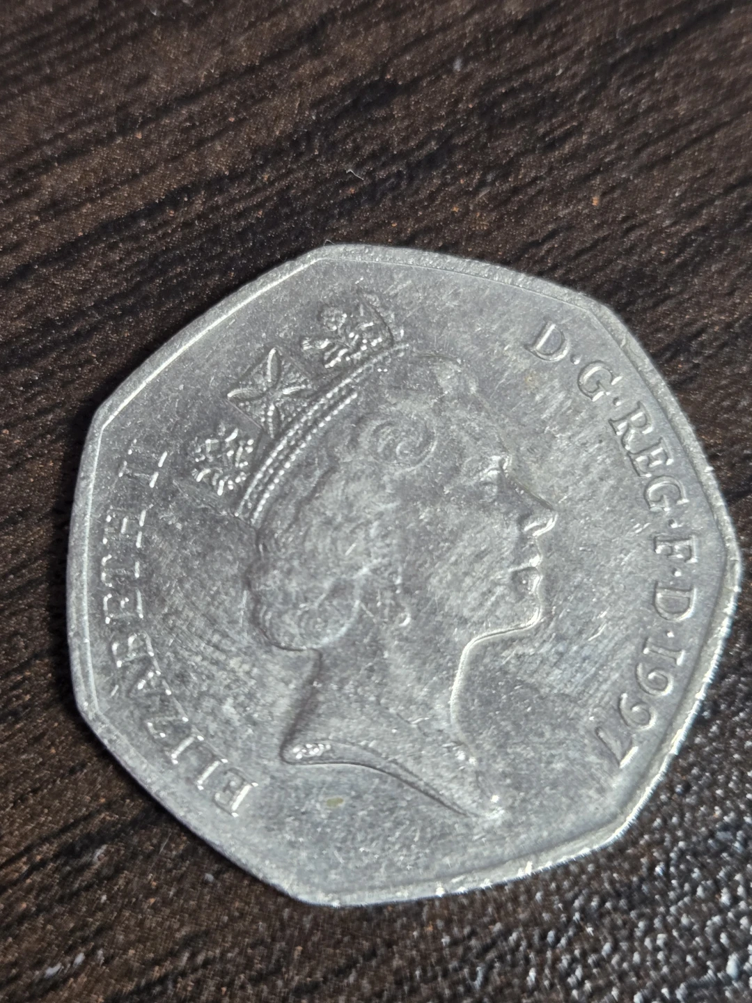 1997 50 Pence Coin - photo 2