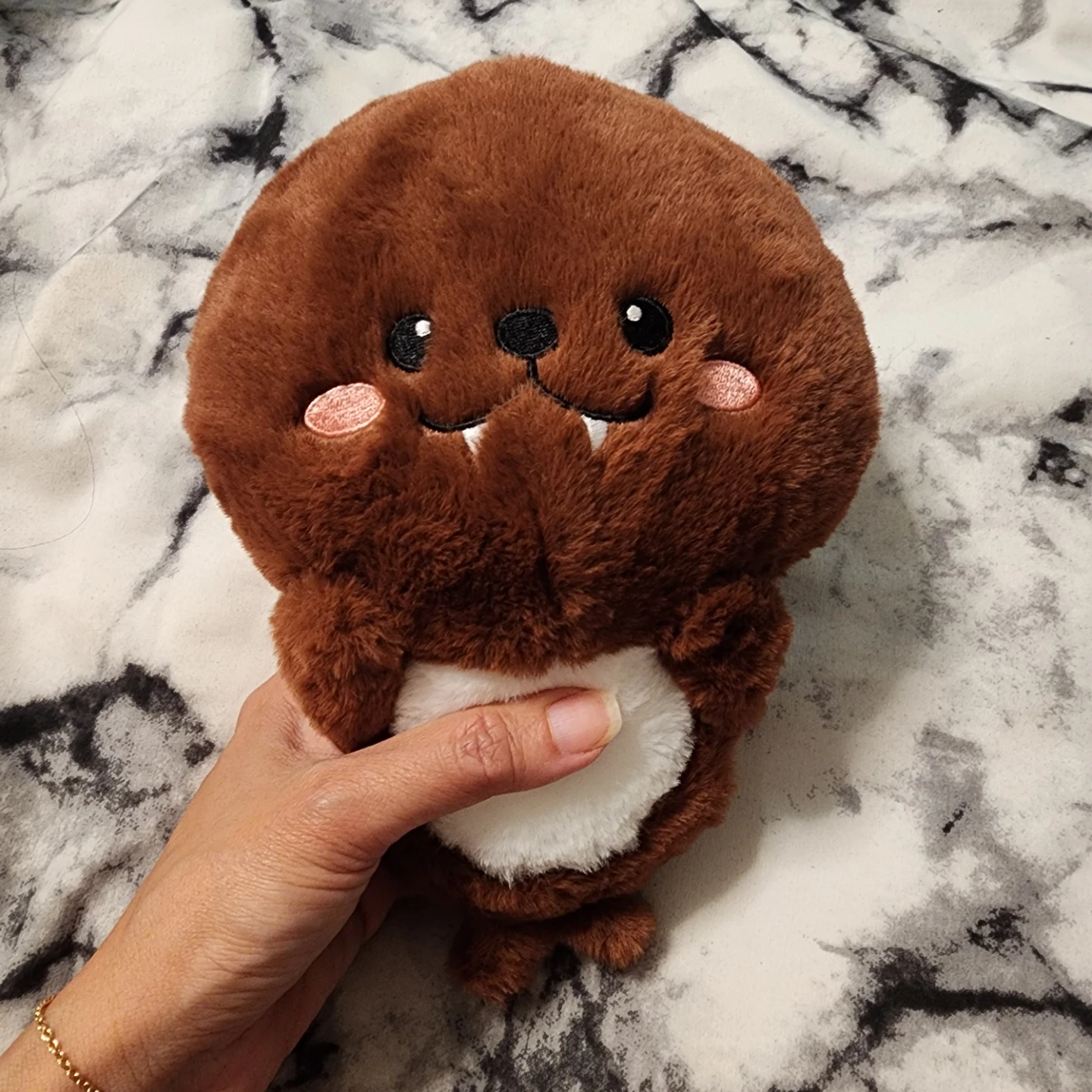 Brown Plush baby seal stuffie