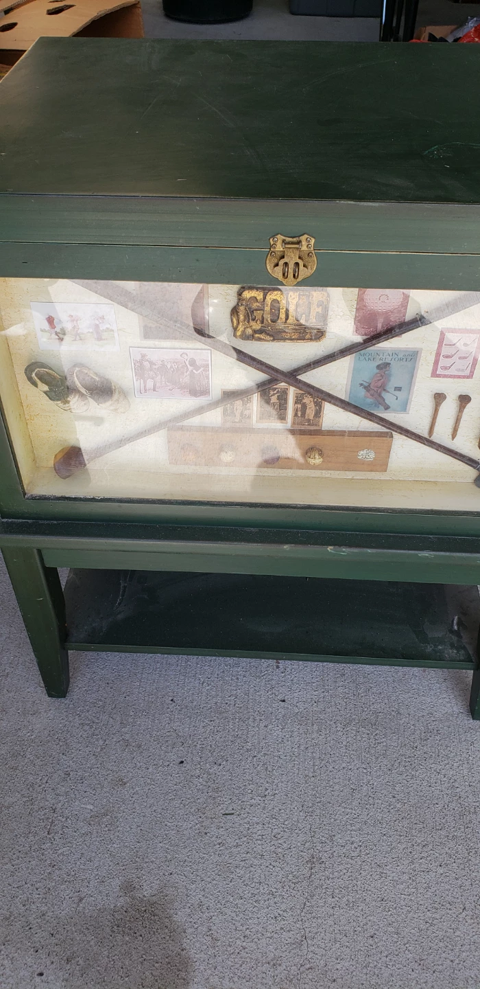 Vintage Golf Display Storage Chest - photo 2