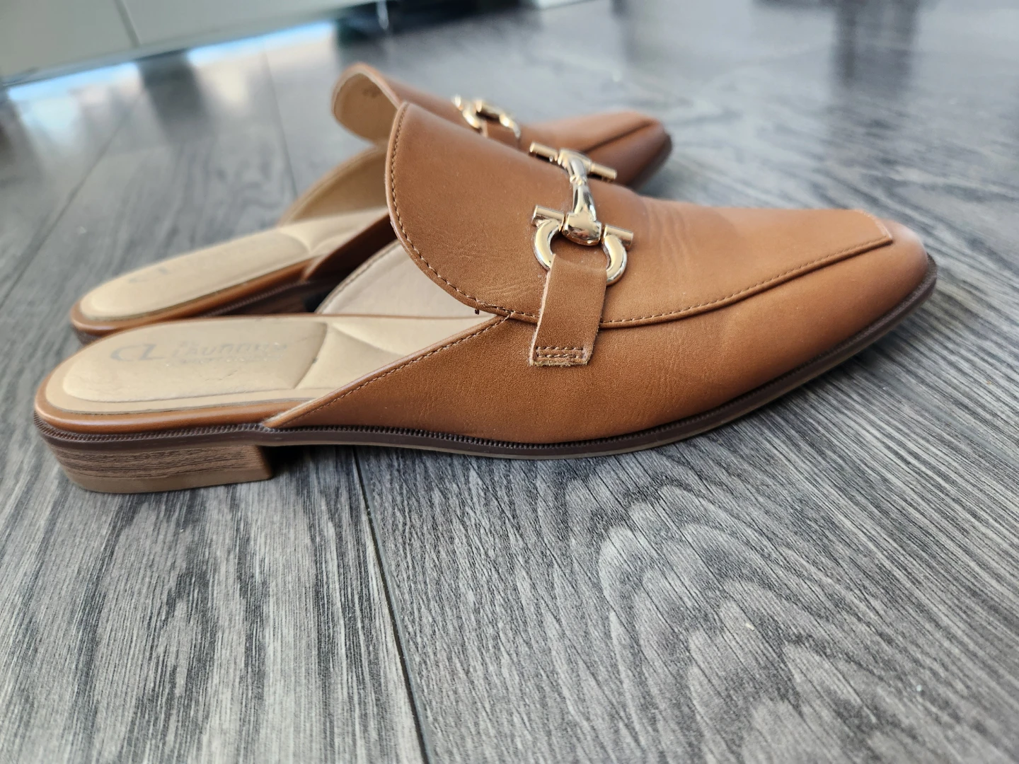 CL by Laundry Brown Mules Size 8.5 - photo 2