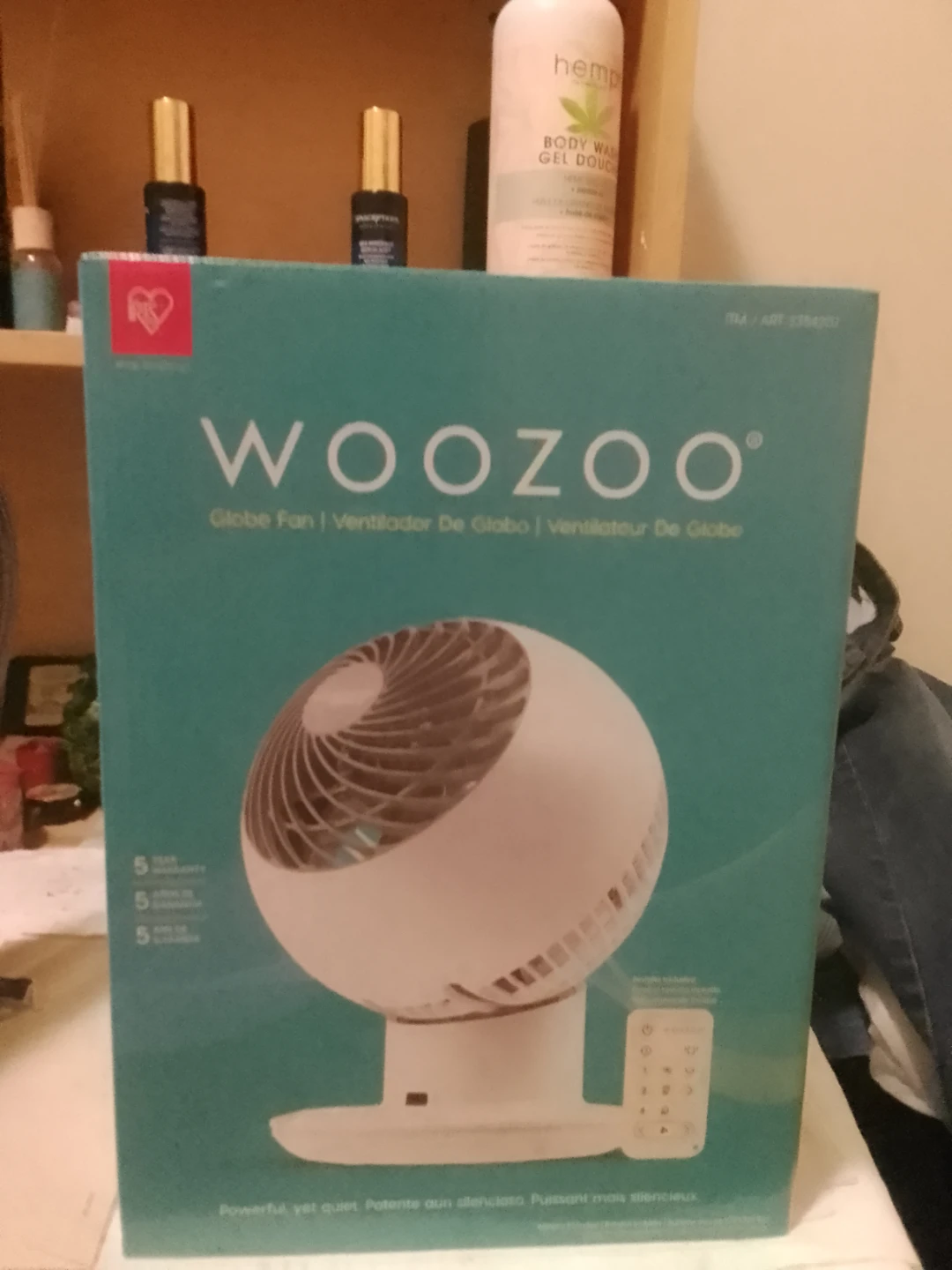 WOOZOO Globe Fan with Remote