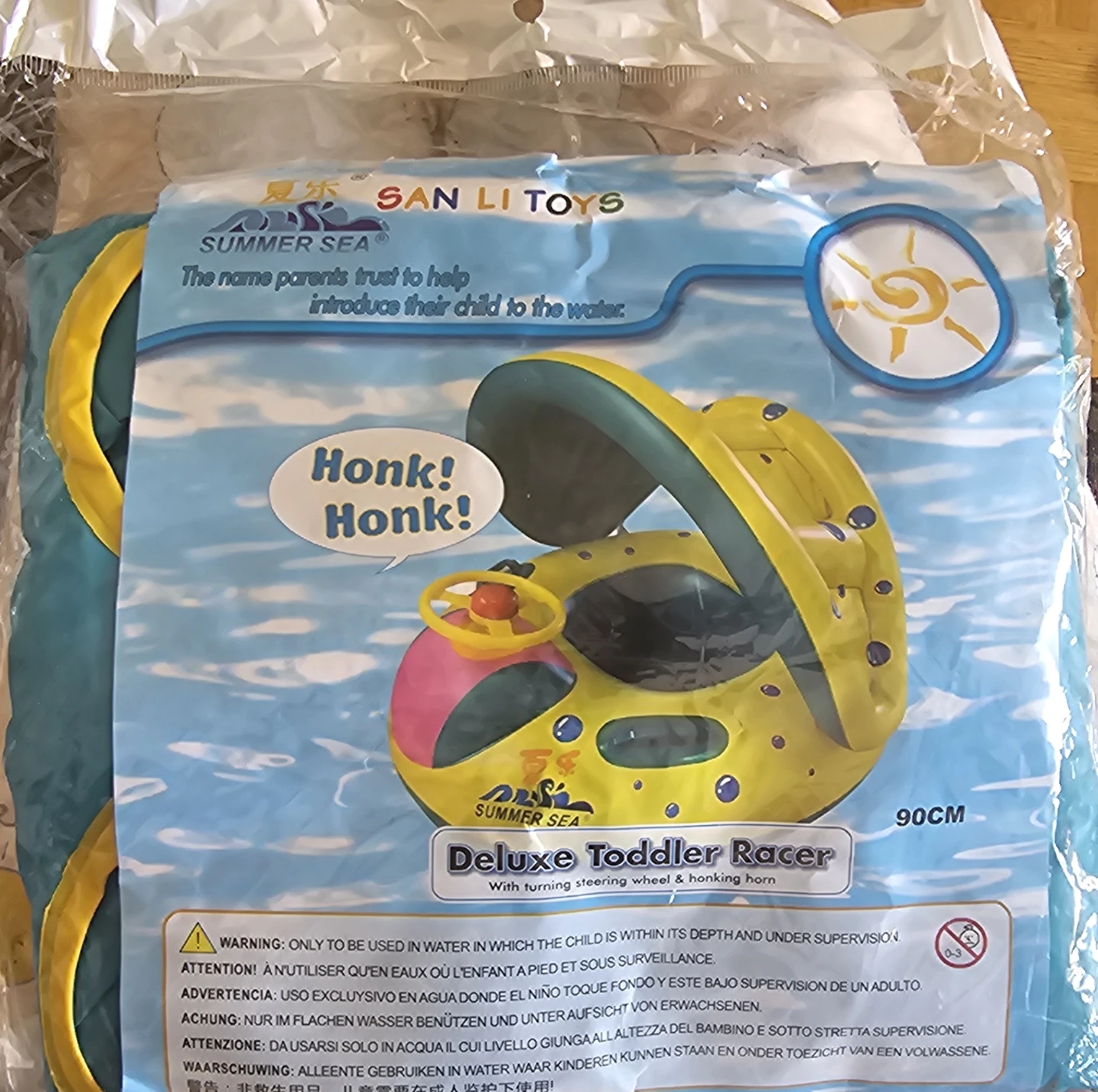 Summer Sea Deluxe Toddler Racer Swim Float 90cm