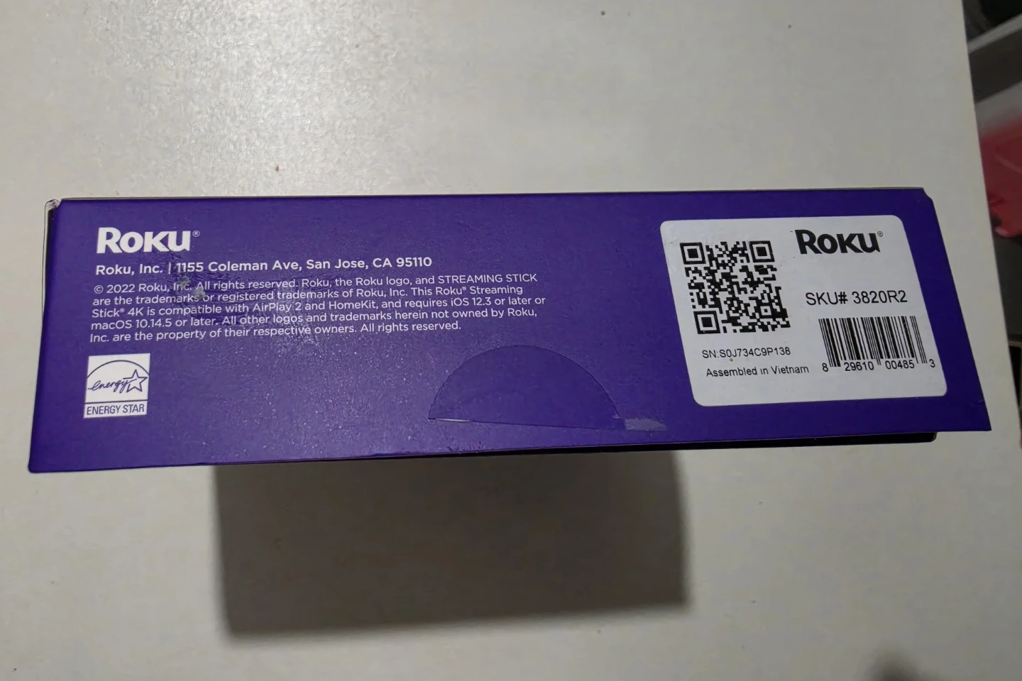 Roku Streaming Stick 4K 3820 HD and HDR Dolby Vision - photo 5
