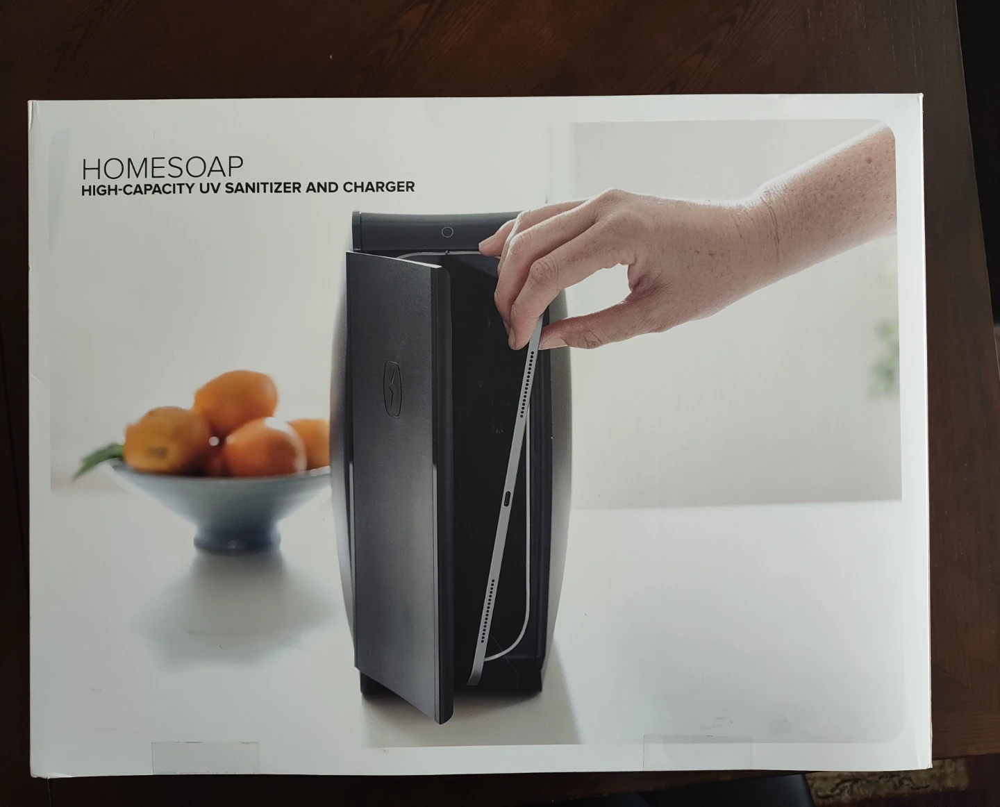 HomeSoap High-Capacity UV Sanitizer and Charger